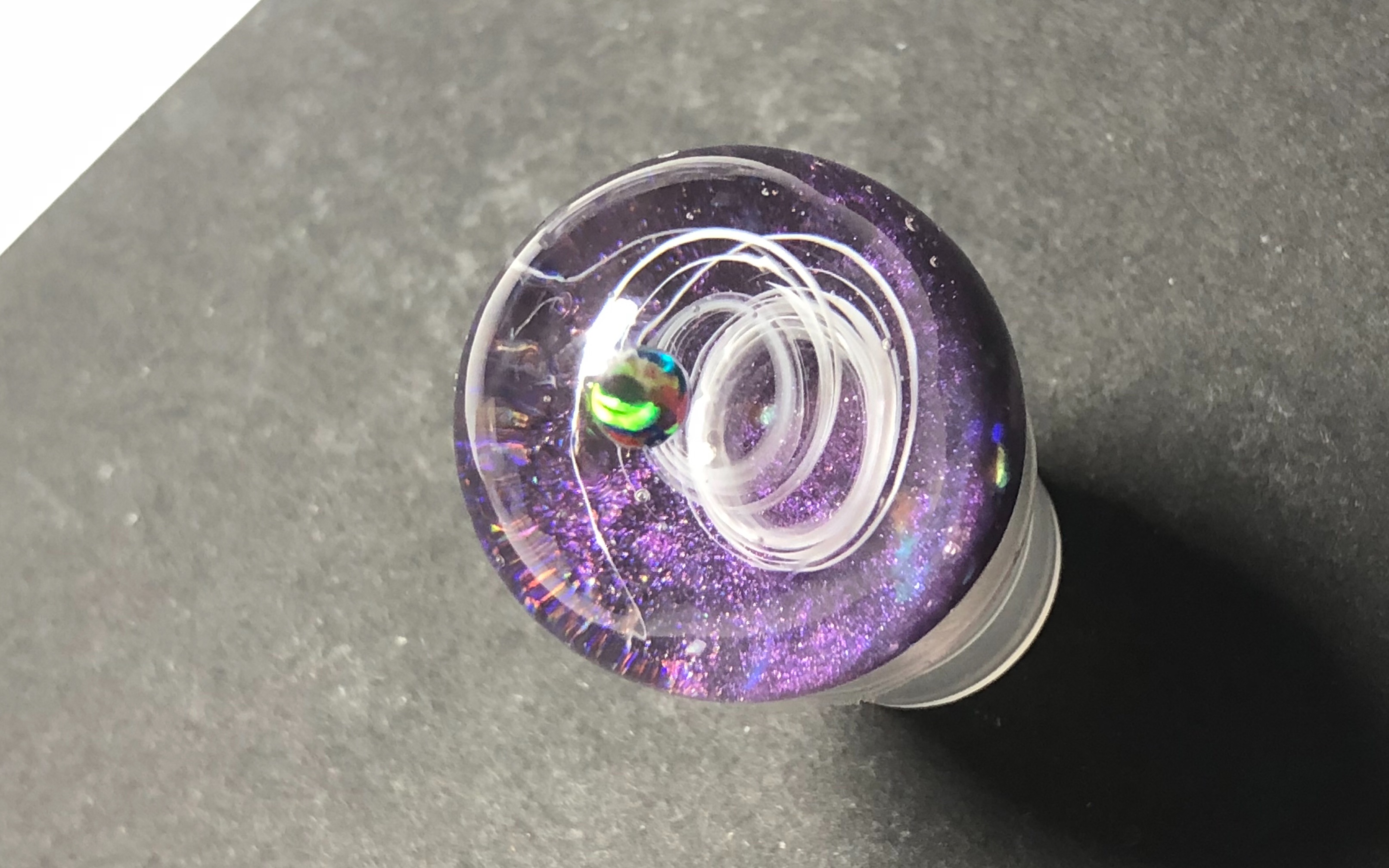 从刚开始做星空球的时候到现在,只要做下去一定会做出漂亮的星空球的