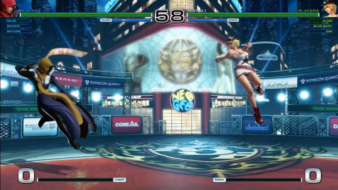 拳皇14芝加哥胜者组决赛日本分数哥首发中东女出奇招拳霸小孩艰难应对