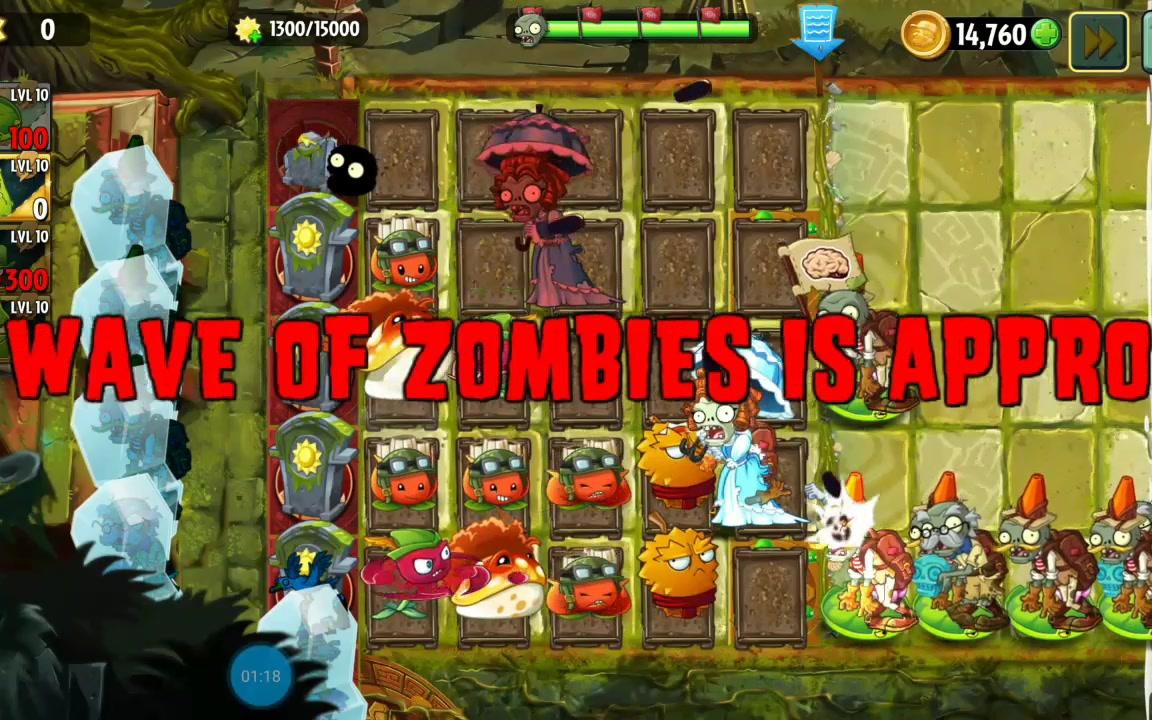 【火龍】pvz2我是殭屍系列人品古城(植物大戰殭屍2)_嗶哩嗶哩 (゜-゜)