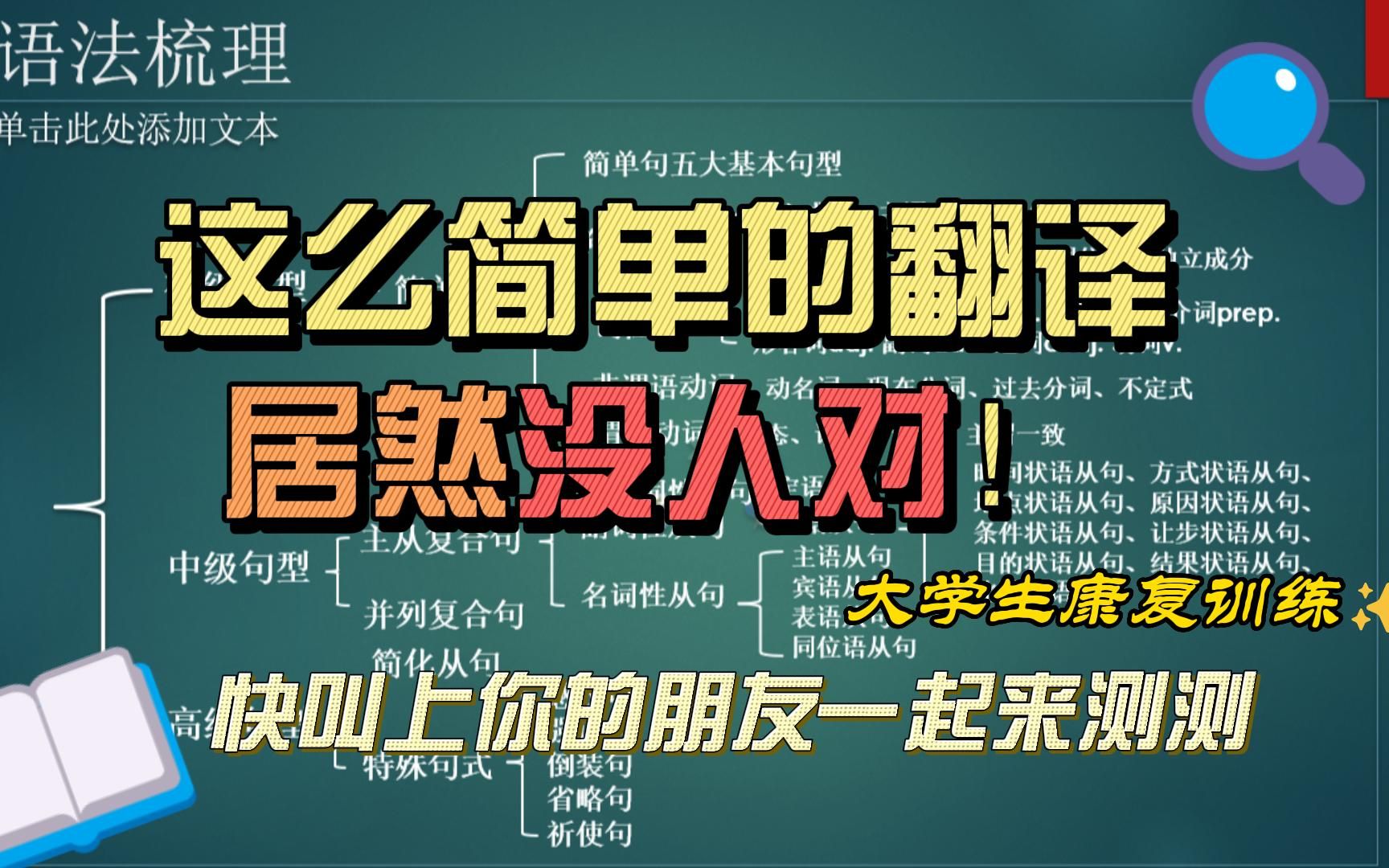 第6期:习题精讲:一段话秒懂四种时态,从此无痛学英语#英语语法#哔哩哔哩bilibili