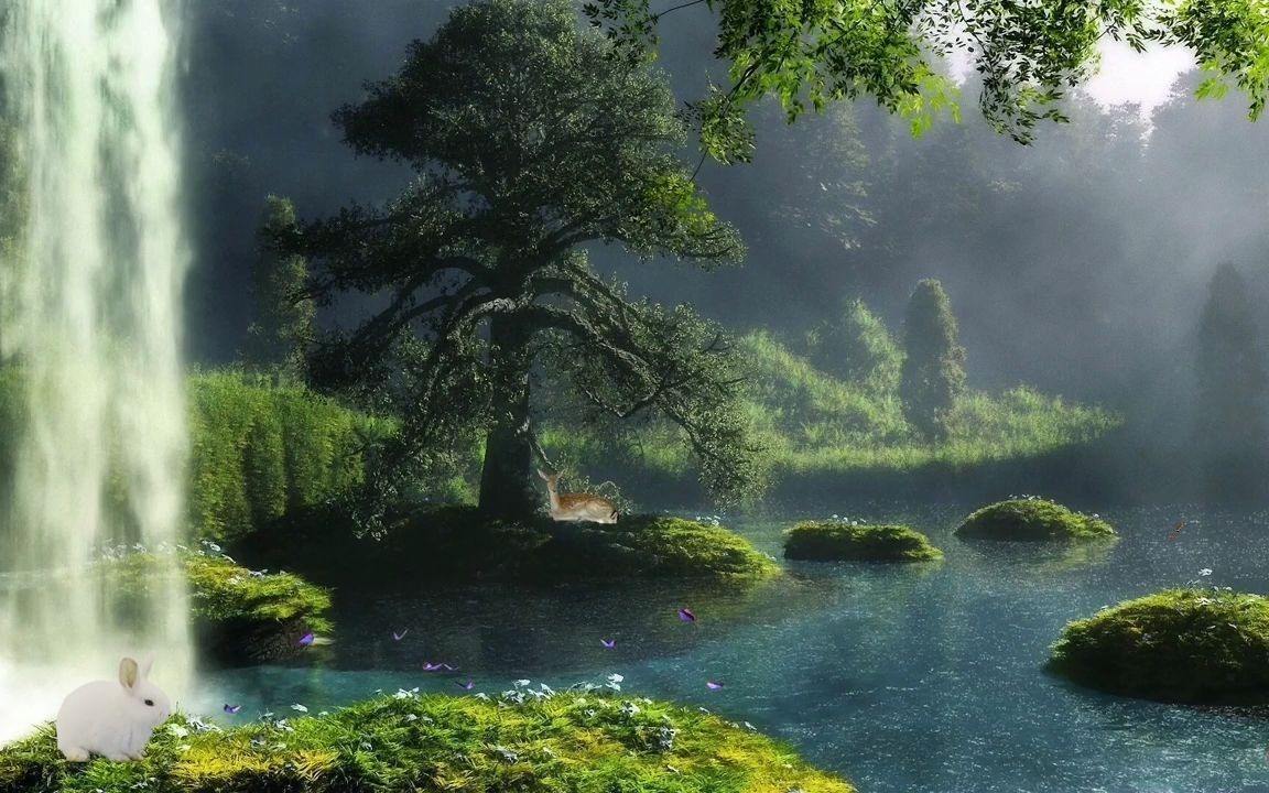 梦幻宁静的画面舒缓优美的旋律完美的缓解压力爱了