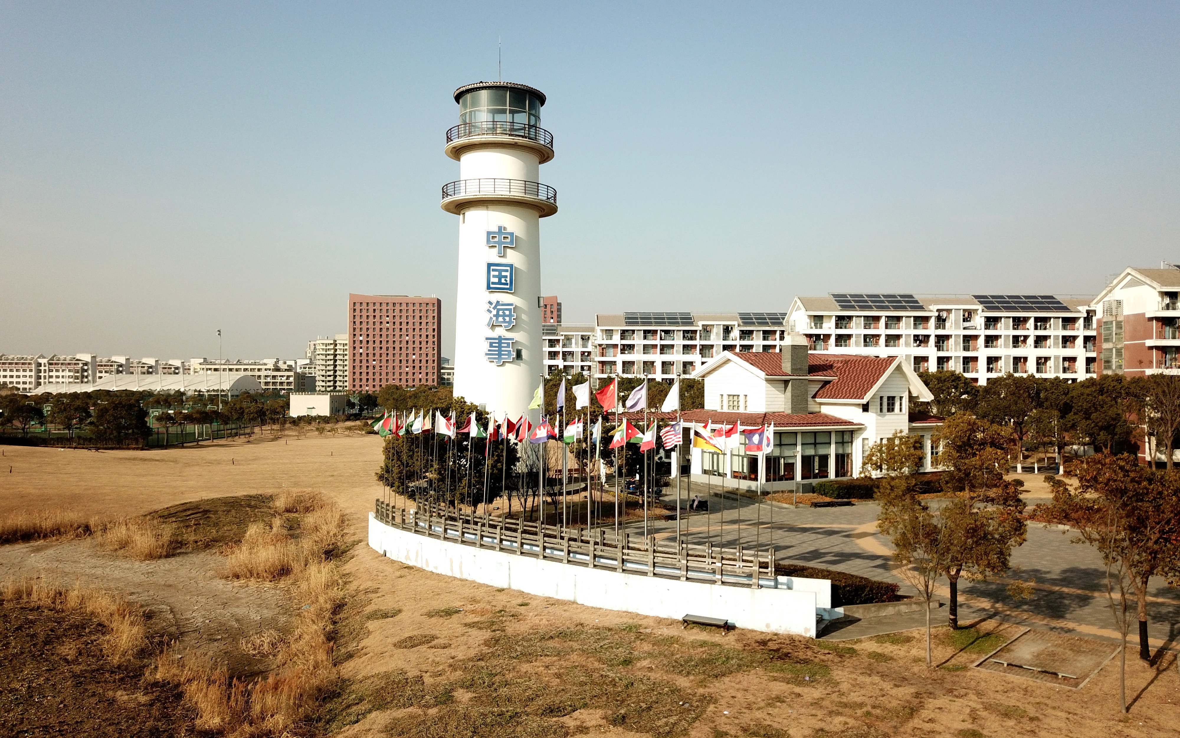 上海海事大学全景图片