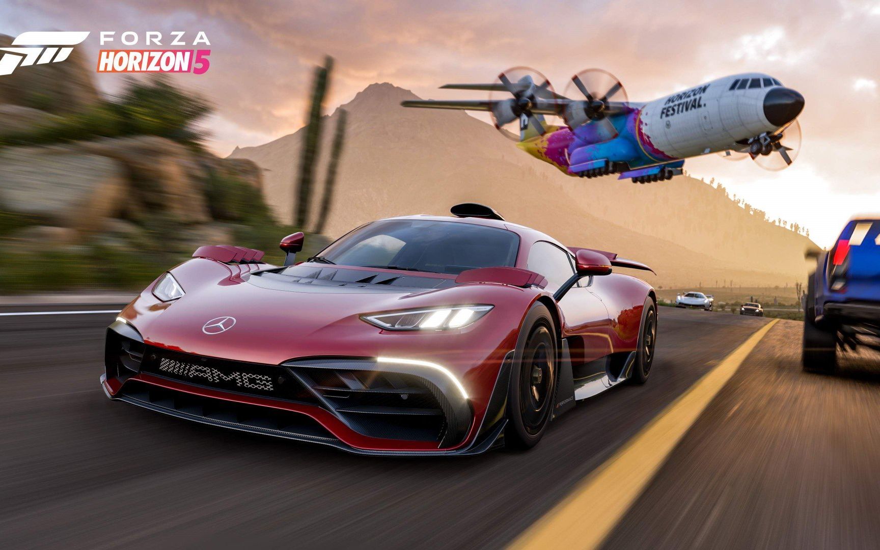 《极限竞速:地平线5》 人在墨西哥—thrustmaster t300rs gt_哔哩哔哩