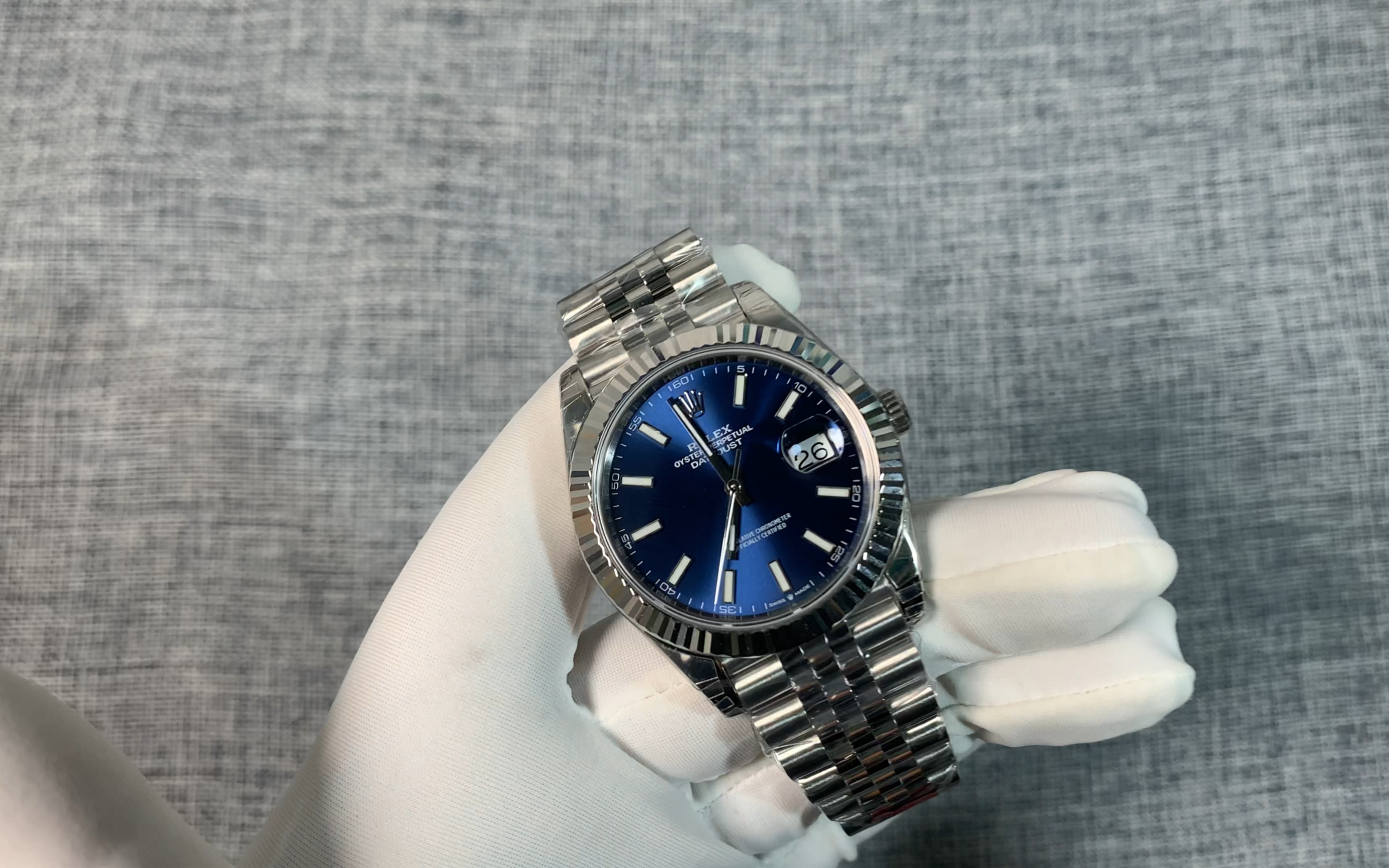 clean劳力士日志126334蓝盘腕表功能介绍