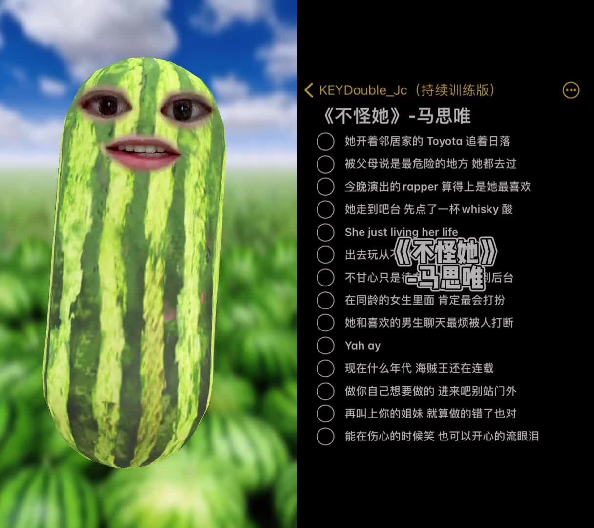 和keydoublejc持续训练版一起合拍1w啦感谢大家的陪