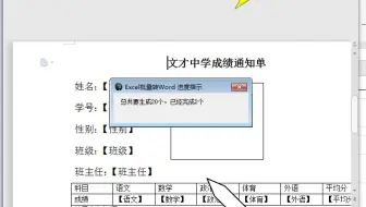 根据表格数据批量生成WORD文档，支持WPS和Word