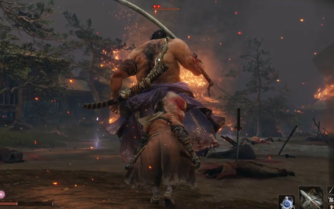 【只狼】蚺蛇重藏,单挑我失败!_哔哩哔哩 (゜-゜)つロ 干杯~-bilibili