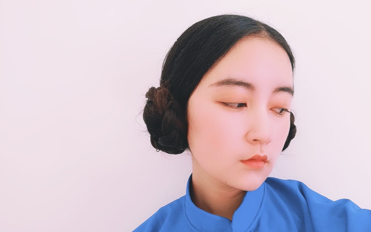 【阿兰若】新年的贺礼-双圆髻民国风卷发挑战