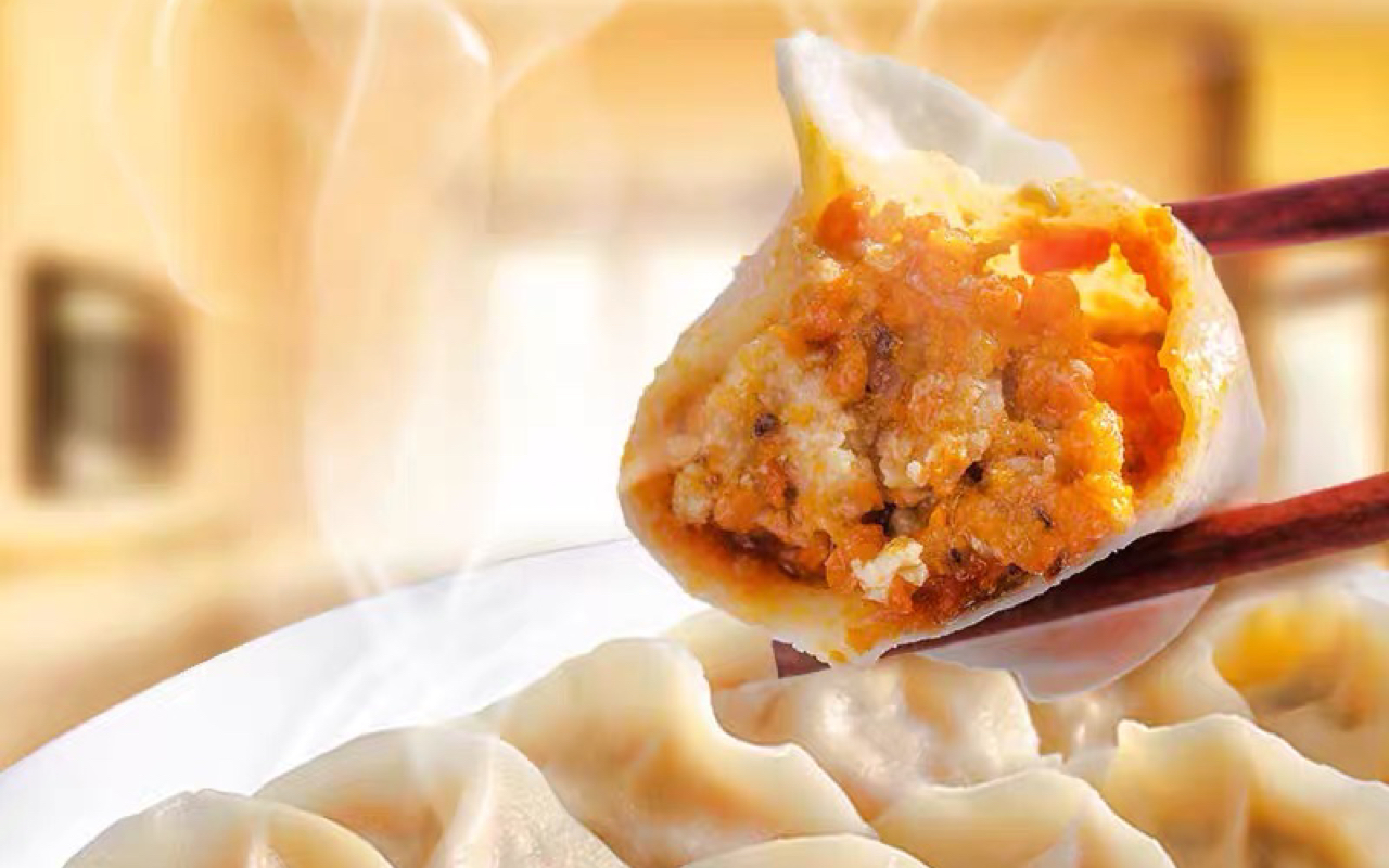 开箱|盒马鲜生 船歌蟹黄饺子