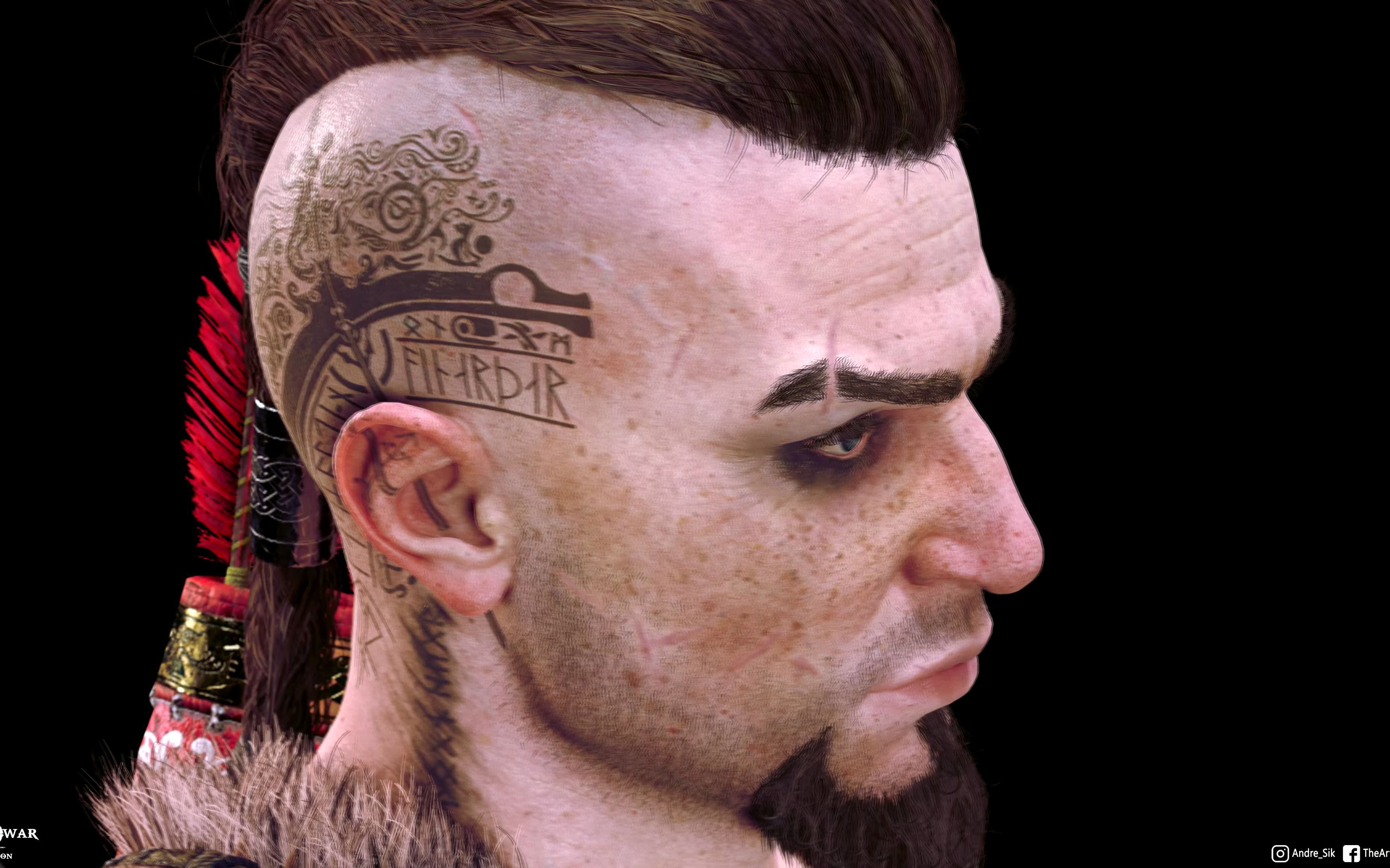 战神4 阿特柔斯 成年形象建模