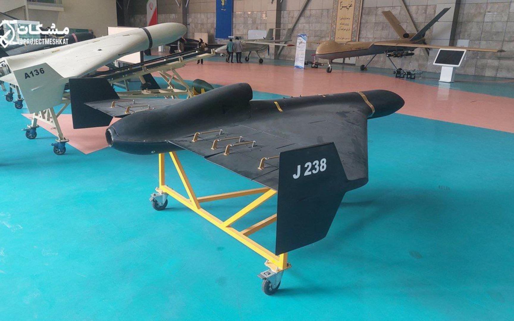 乌克兰发现伊朗新型喷气式自杀无人机"见证者-238"