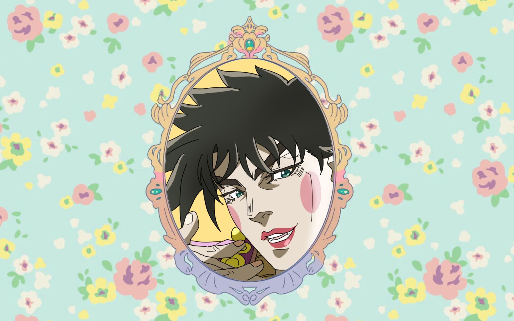 jojo的奇妙手书乔瑟夫乔斯达想变得可爱猛男画风