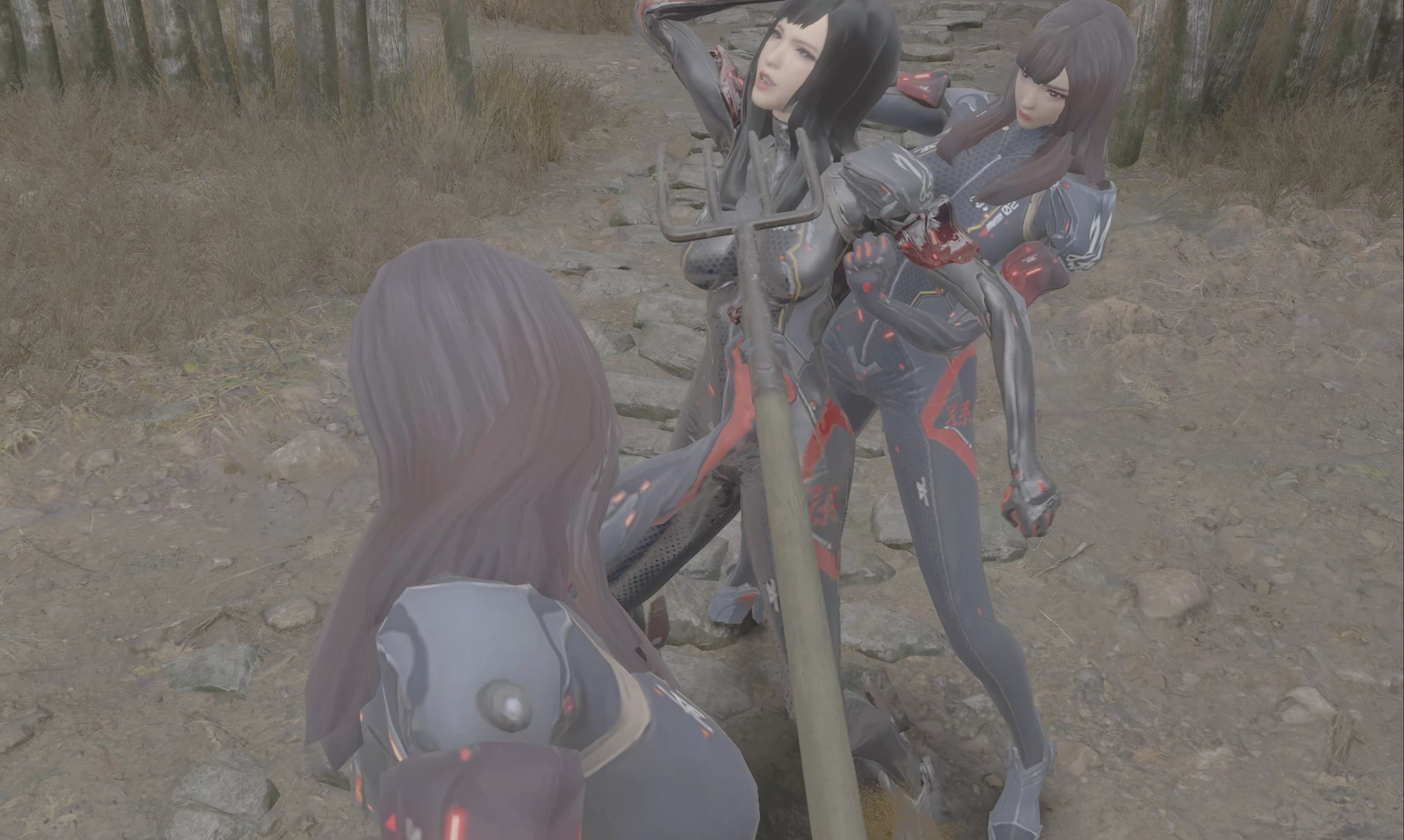 生化危机4重制版 潜伏者孙尚香被草叉香香