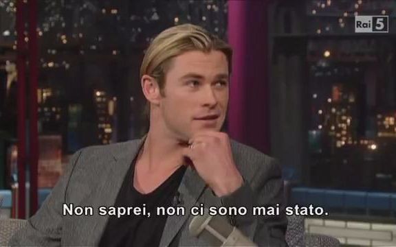 【搬运】大卫深夜秀Chris Hemsworth(2012)哔哩哔哩bilibili