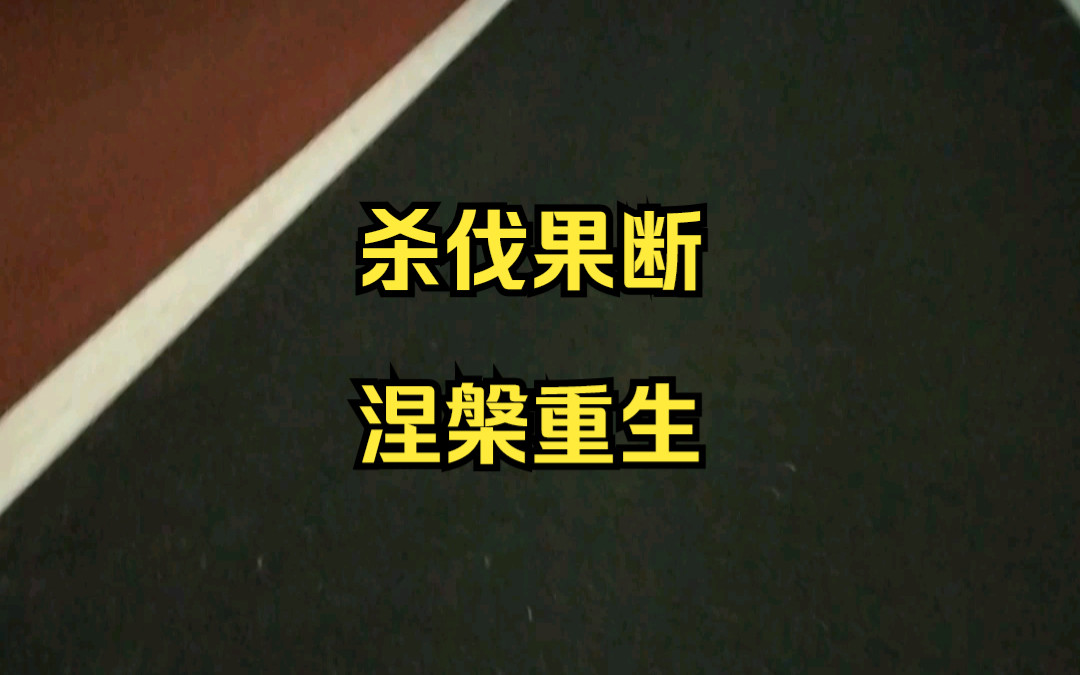 杀伐果断,涅槃重生.