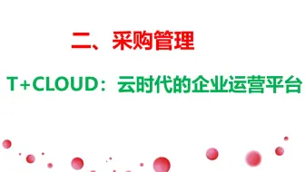 02用友T+采购管理使用教程