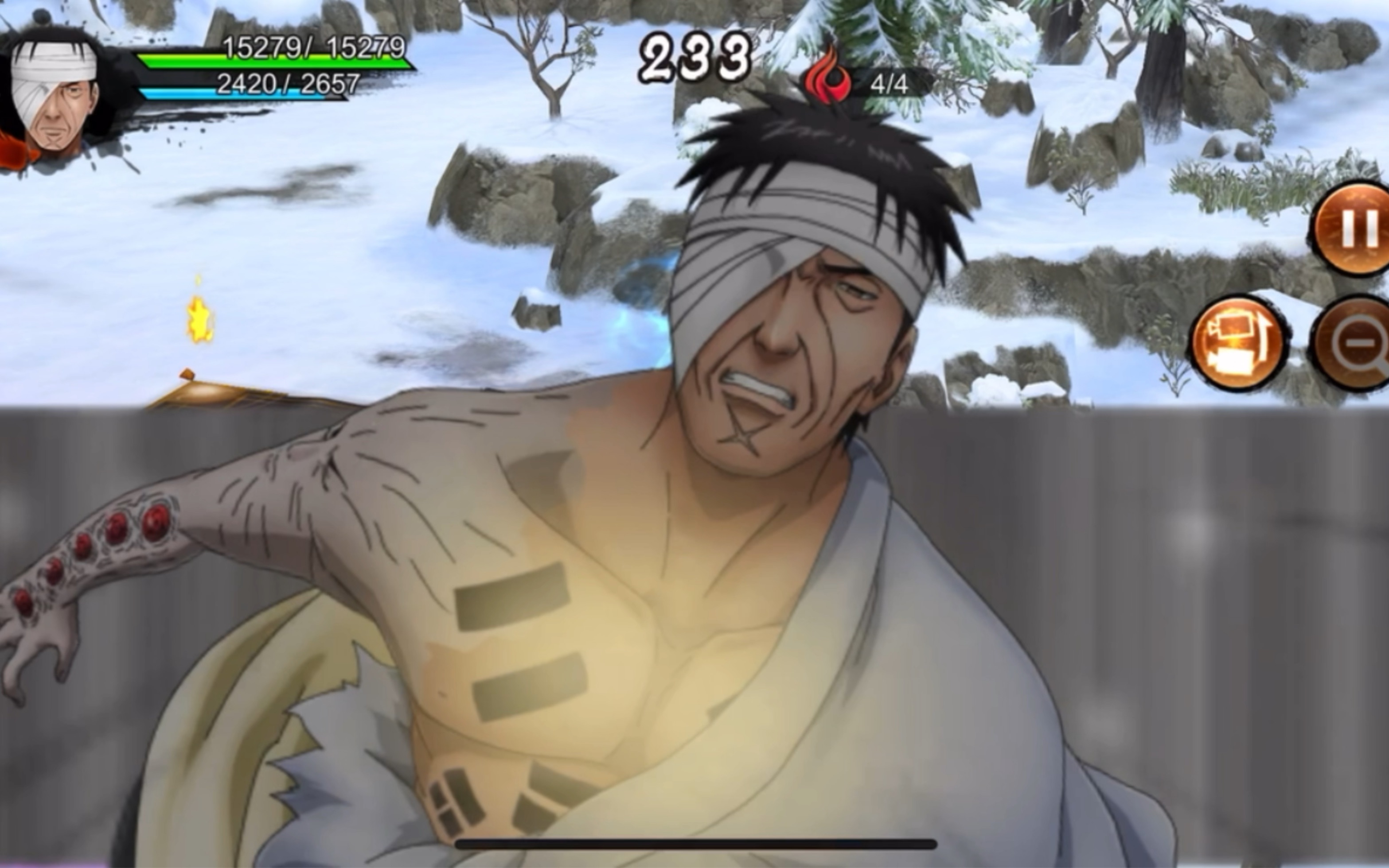 dnf版火影手游:志村团藏技能回顾,这游戏爆肝无氪!