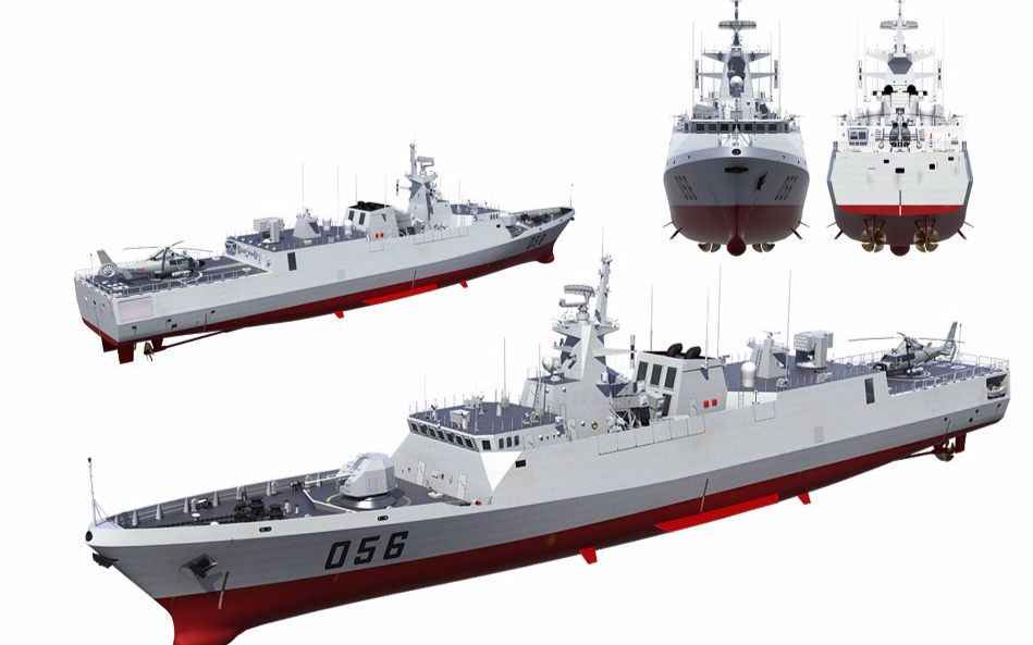 【点兵380】先定个小目标比方说先造个60艘:中国056型护卫舰