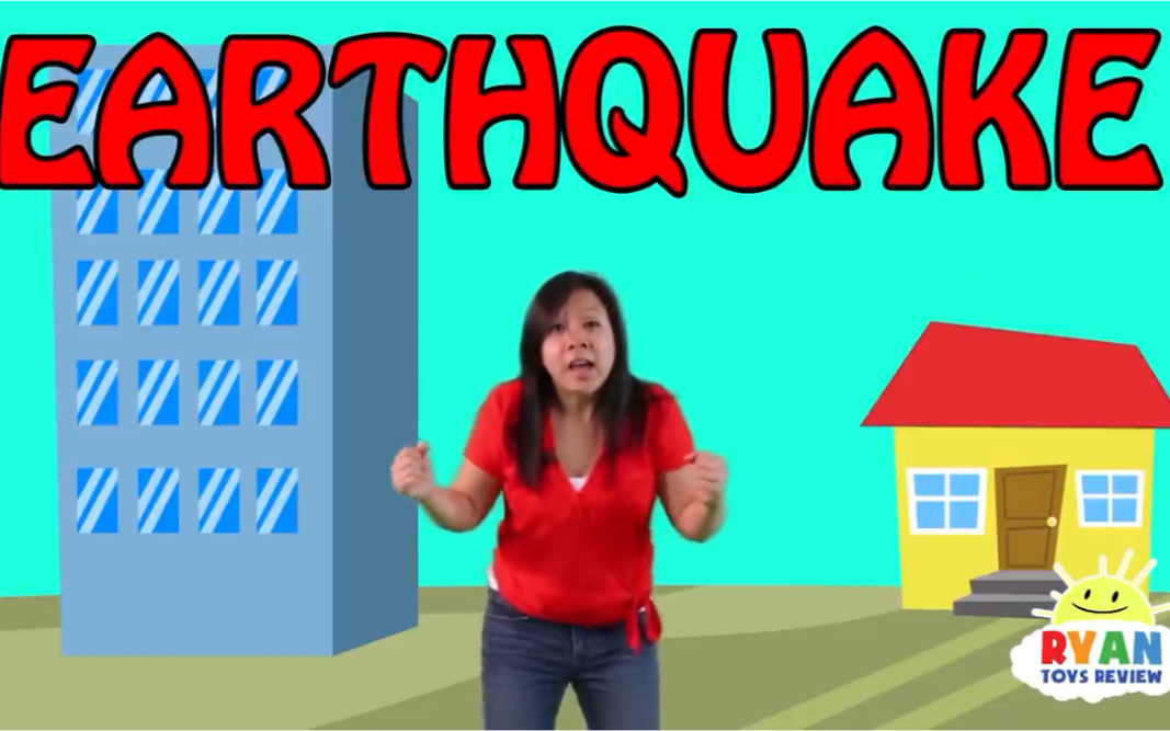 [图]What is an Earthquake??? Educational video for kids with Ryan ToysReview