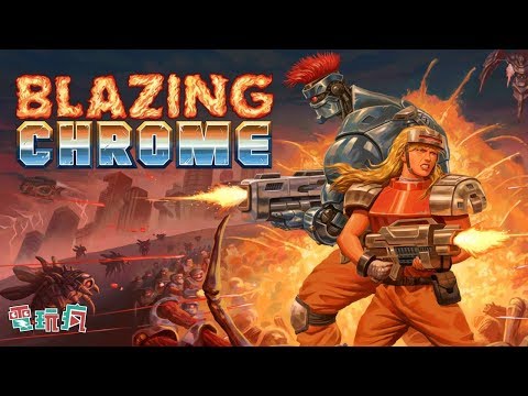 [图]《Blazing Chrome》類《魂斗羅》風格動作遊戲