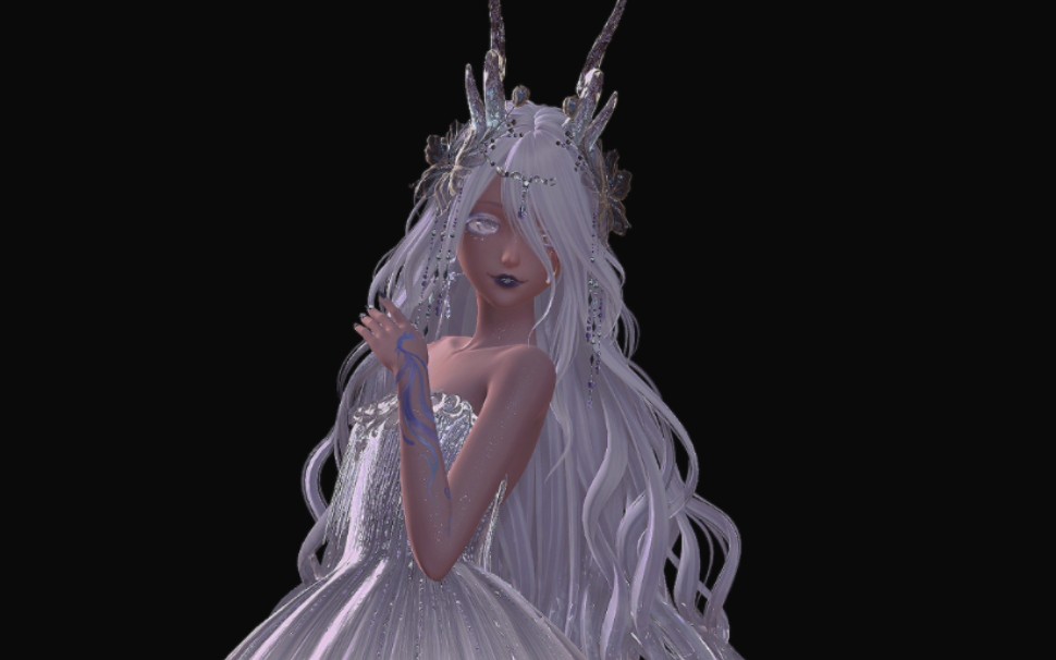 【闪耀暖暖】——今夜安眠(有点混搭的黑皮银发