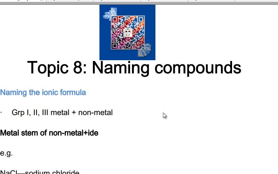 A Level化学Topic 8 Naming compounds哔哩哔哩bilibili