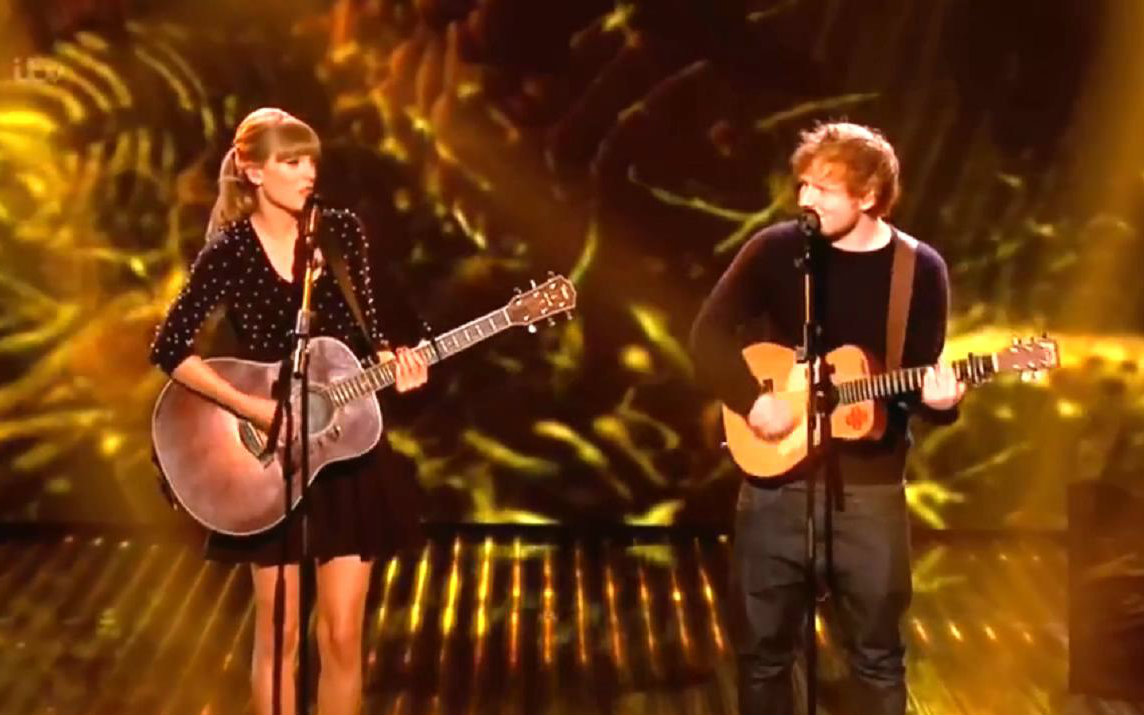 [图]♥Taylor Swift♥【Ed Sheeran】 Everything Has Changed现场版