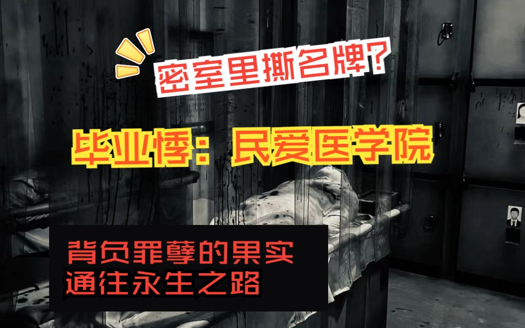 【民爱医学院】密室里面撕名牌|团队互相猜疑要解散?是朋友?是敌人?|解谜推理|超长单线...哔哩哔哩bilibili