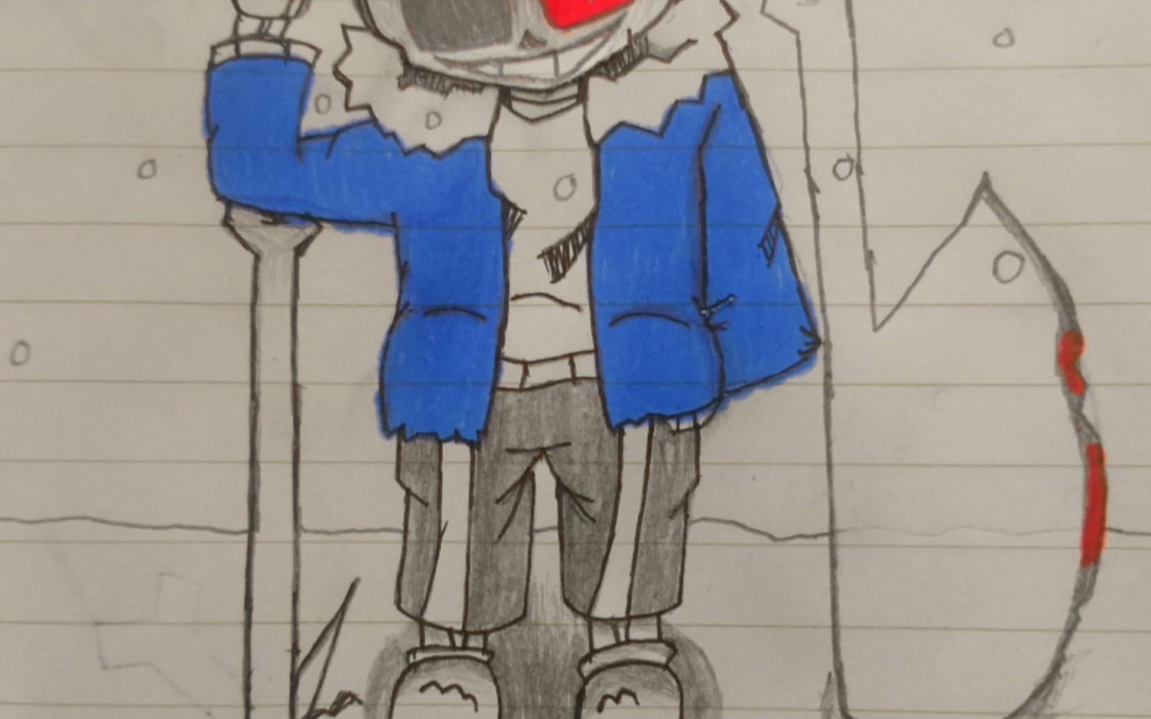 horror sans手绘 (新人绘画)