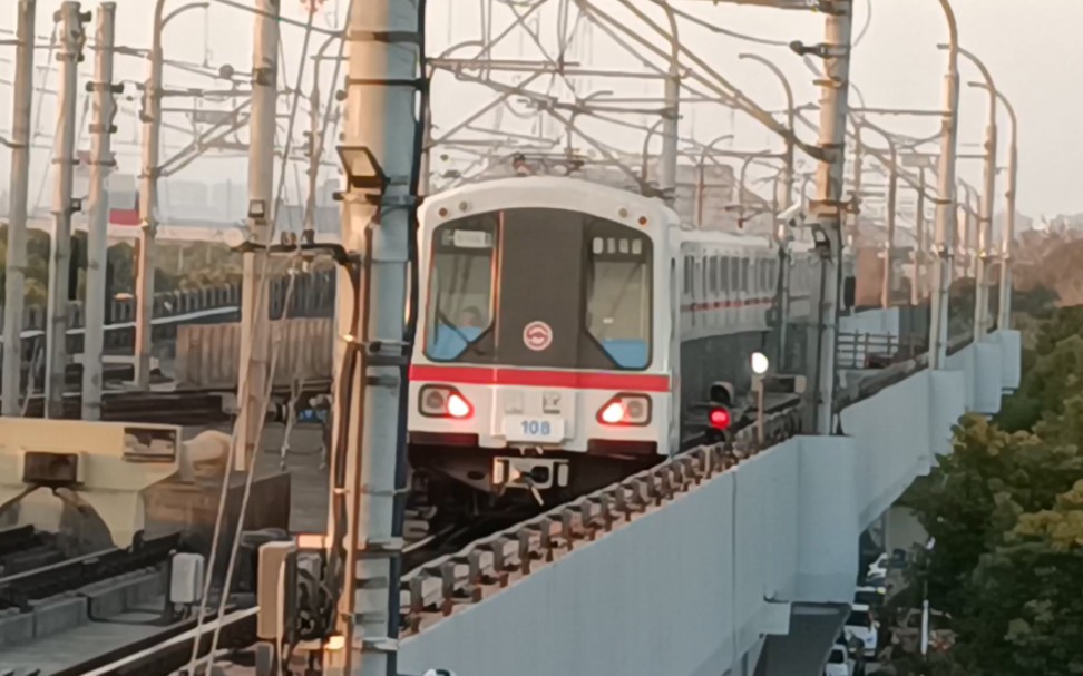 [上海地铁1号线]晚高峰前夕老老八108富锦路折返[12/30]