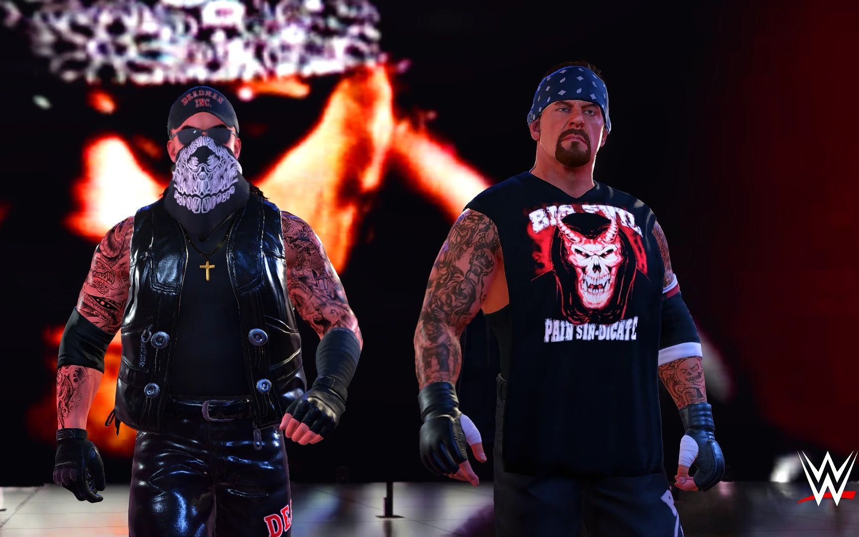 【wwe2k23】审判日vs送葬者&maddog