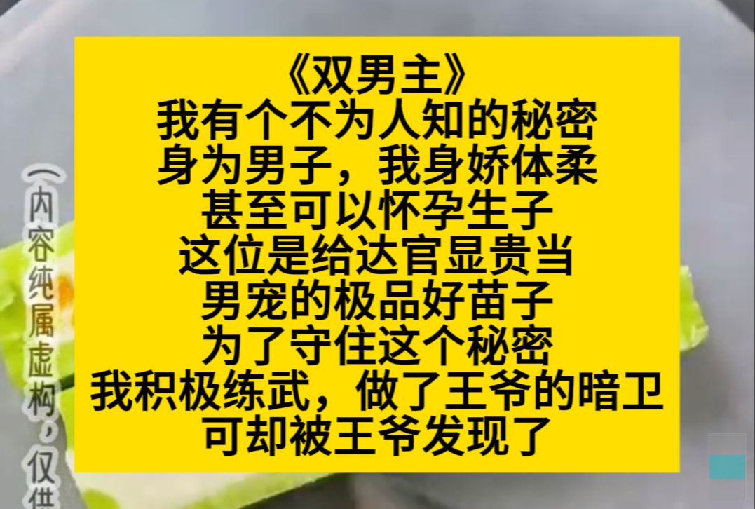 双男主 我有个不为人知的秘密,我身为男子,却可以怀孕生子,为了掩藏秘密,我习武做了暗卫……小说推荐哔哩哔哩bilibili