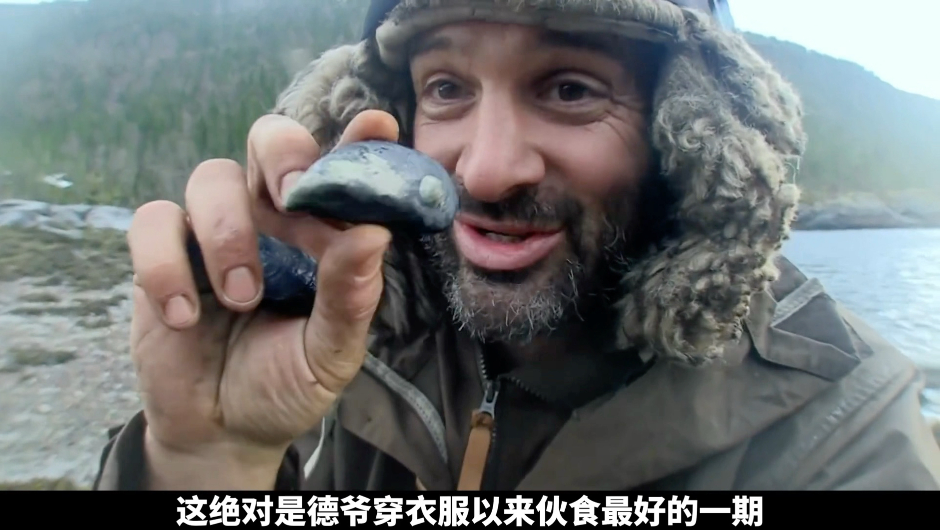 德爷挪威西海岸荒野求生，吃贻贝海草象拔蚌，实现海鲜...
