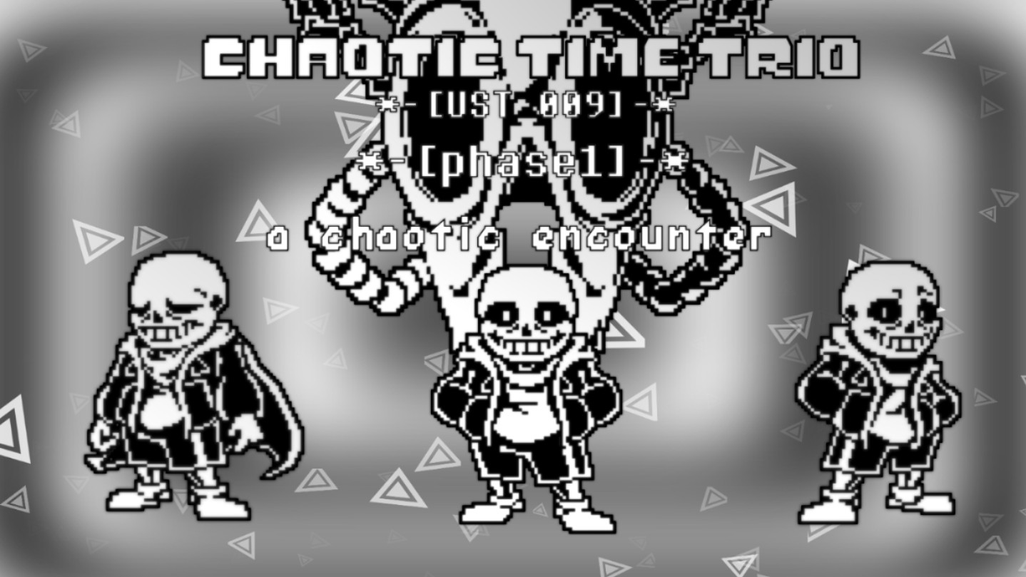 [undertale神曲警告]chaotic time trio 