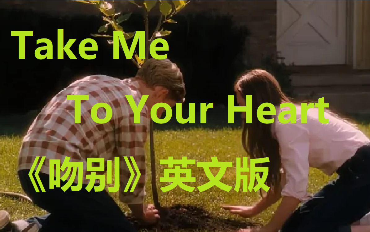 [图]特别火的歌曲《Take Me To Your Heart》（《吻别》英文版）