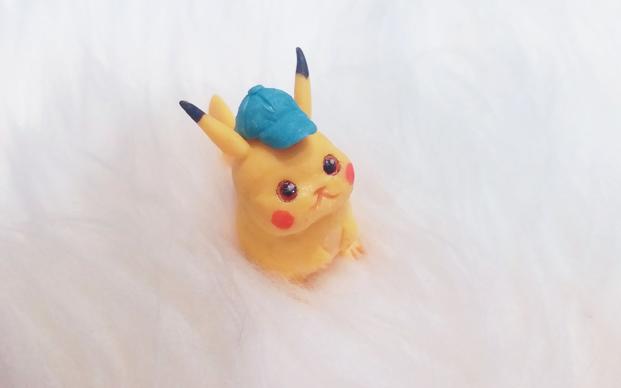 米娜crazymina手工软陶做一只超可爱的大侦探皮卡丘