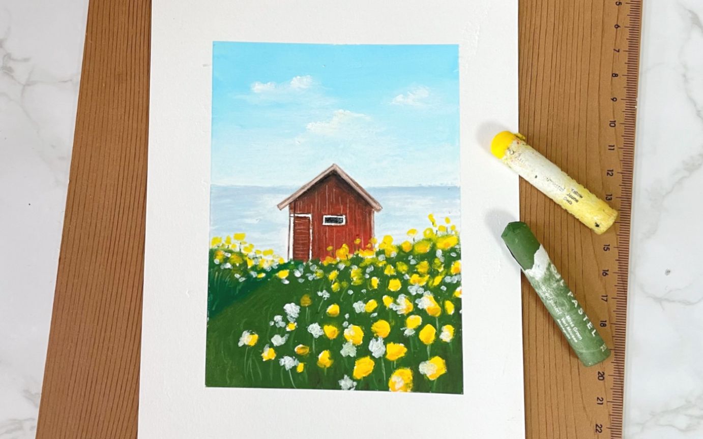 【治愈系油画棒】故事的小黄花,从出生那年就飘着