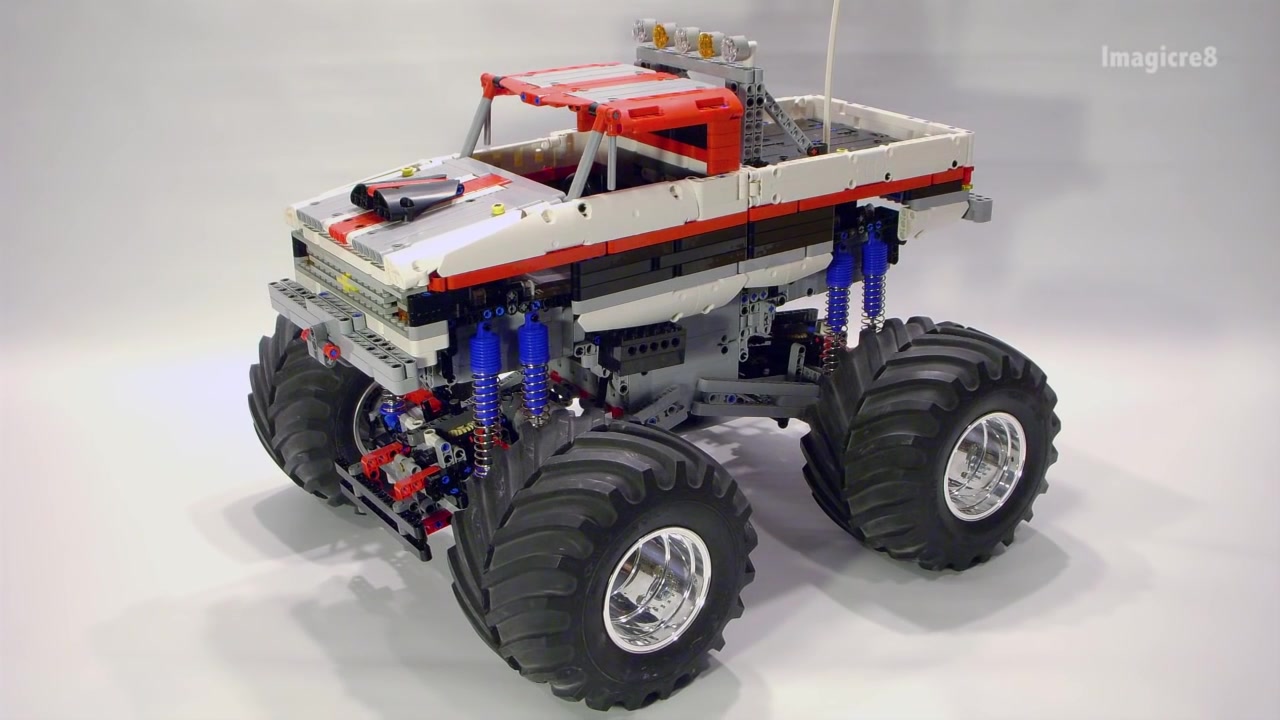 lego田宫大脚车最牛逼的乐高rc