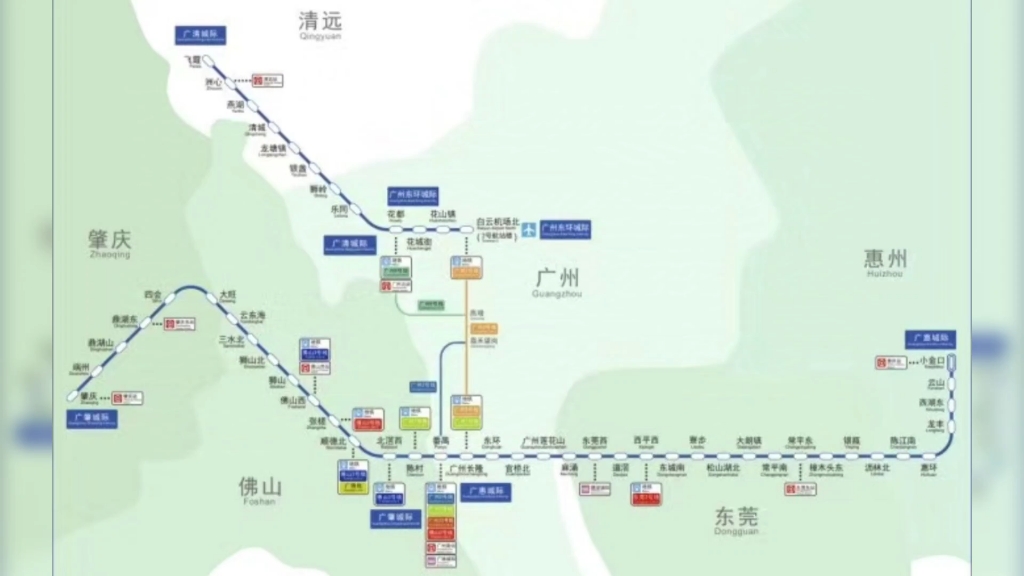 广清城轨北延线路图图片