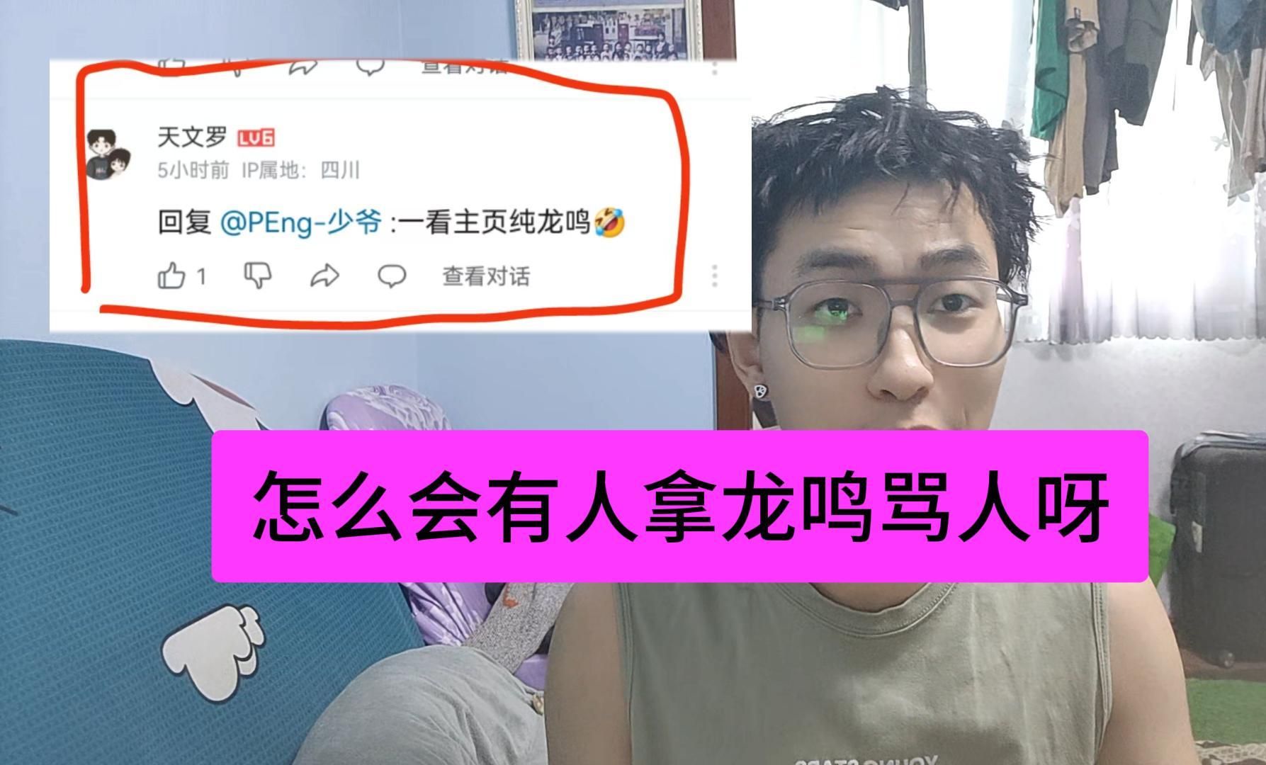 怎么会有人拿“龙鸣”骂人呀?哔哩哔哩bilibili