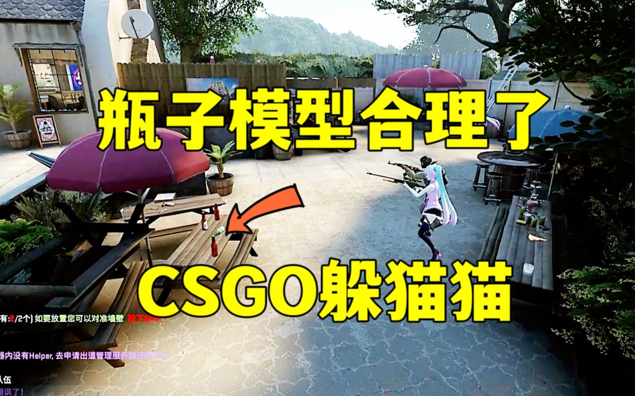 csgo躲猫猫,小模型今天正经藏一下,合理了!