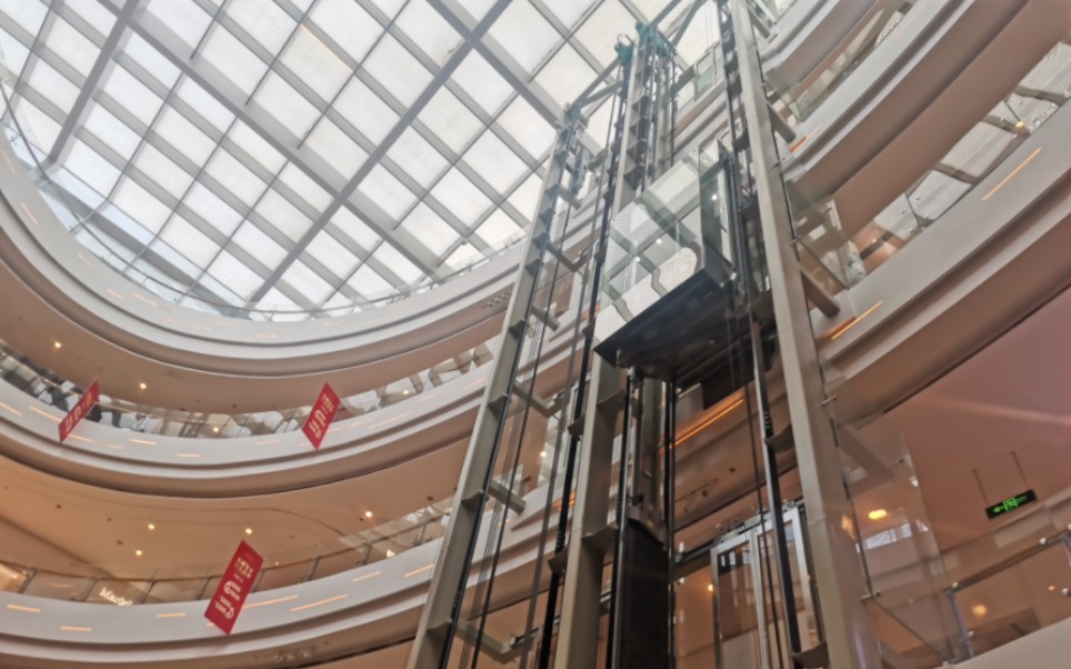 【后期加装】百方广场观光梯乘坐体验