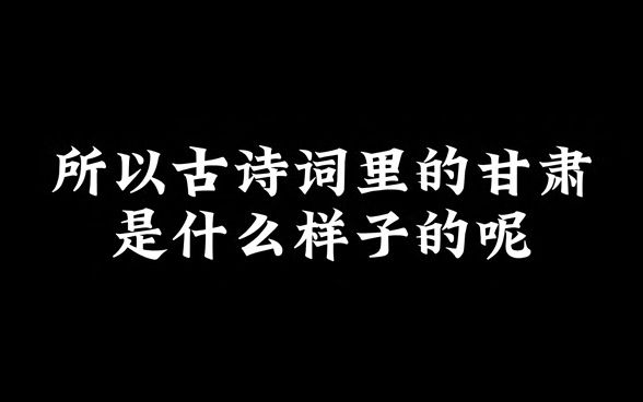 #甘小青邀你看甘肃 古诗里的甘肃(三)来啦,快告诉甘小青你心中嘉峪关的古诗是哪一首吧~哔哩哔哩bilibili