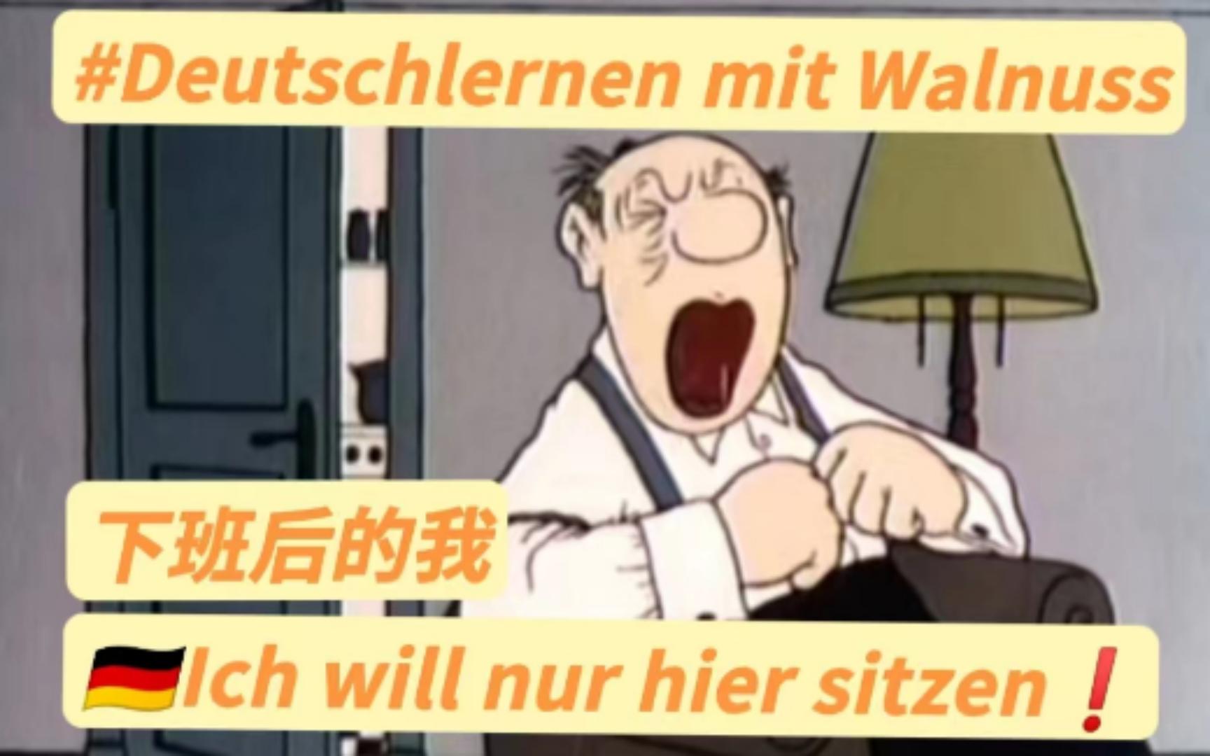 [图]《一生要强的德国人》| Ich will nur hier sitzen！—我只想坐这儿！（中德双语自制字幕）