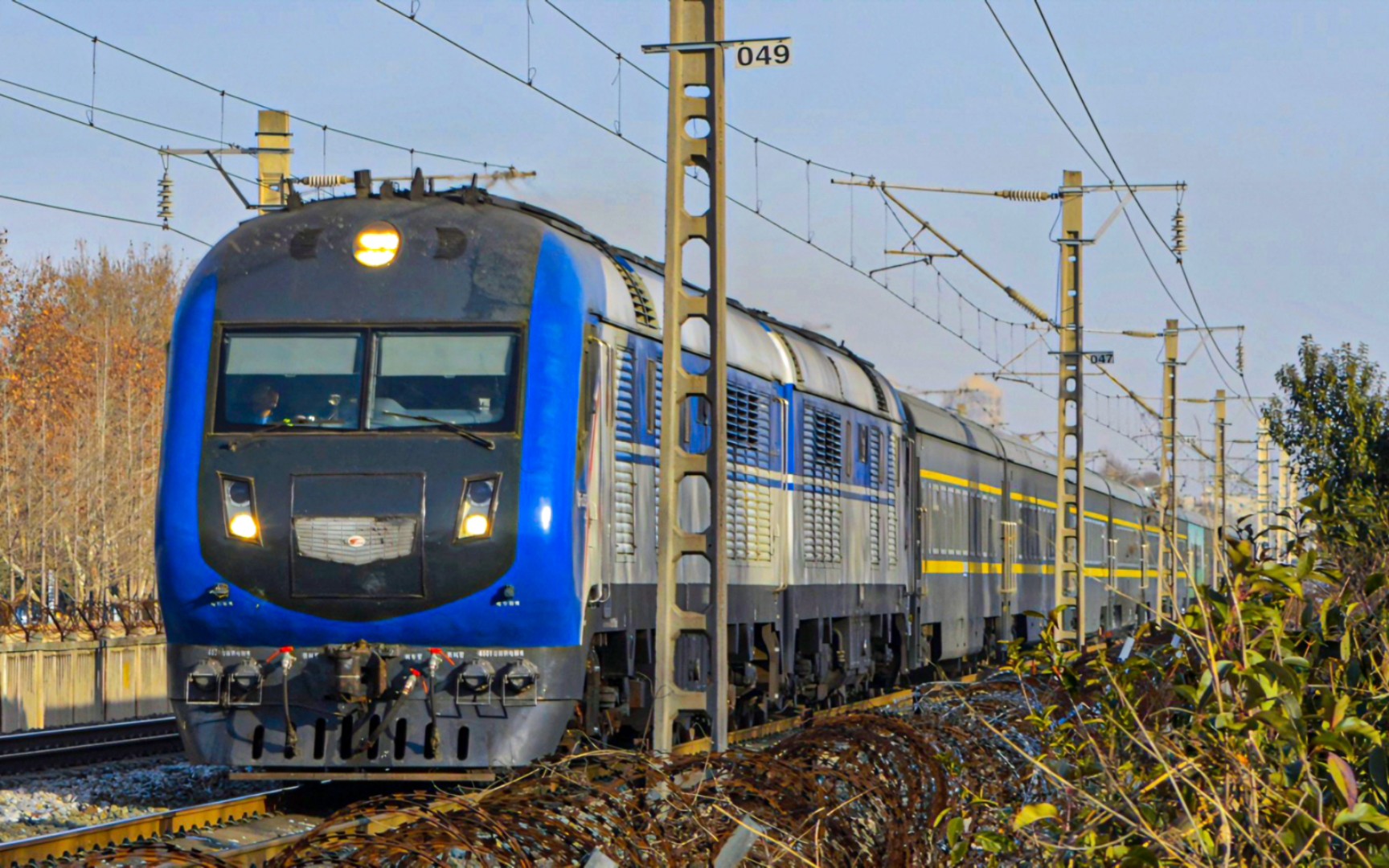 【铁道摄影】春运第二班京武临客 (与z286交汇) 本务京局df11g 0057