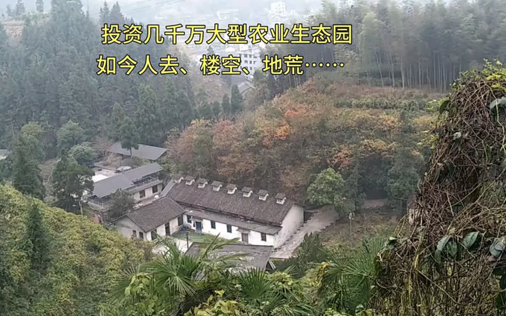 投资几千万的大型农业生态园,如今人去楼空,一片荒凉,好可惜啊哔哩哔哩bilibili