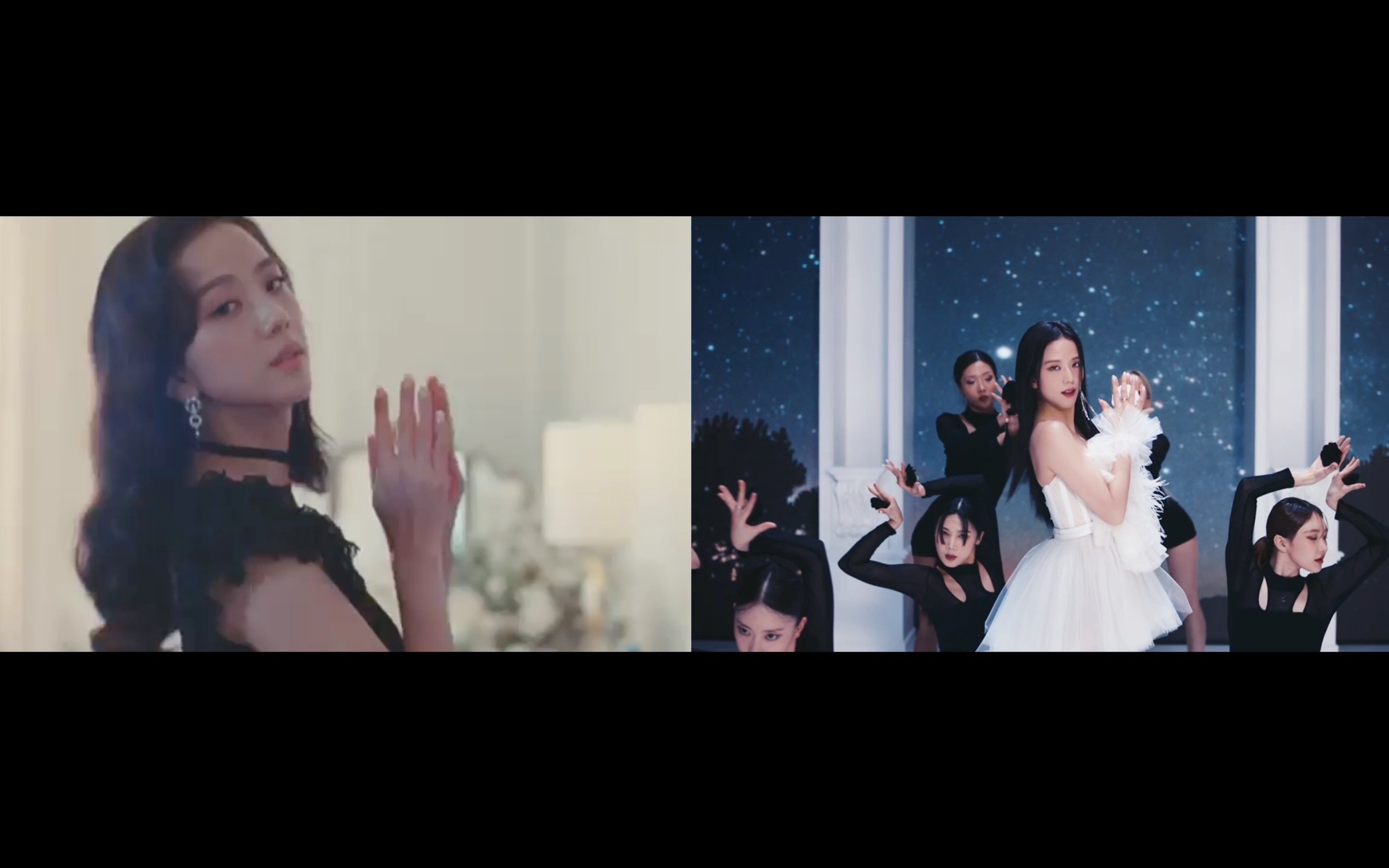 看看表演版舞蹈有没有比mv舞蹈的视觉舒服点 金智秀jisoo flower mv和