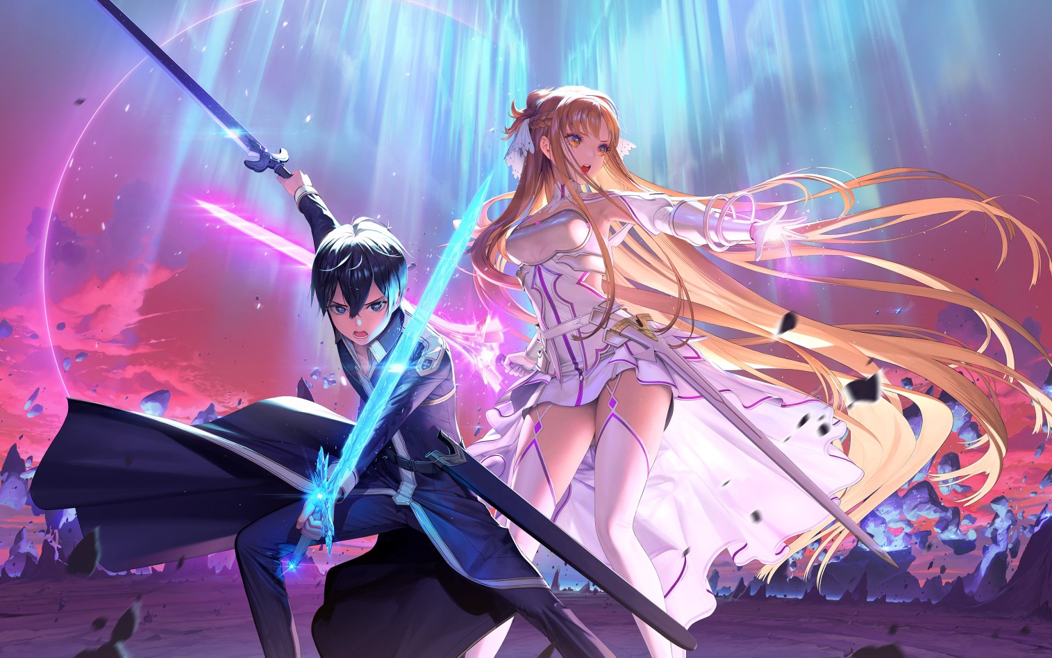 【传说对决】刀剑神域联动第二期:亚丝娜桐人实战