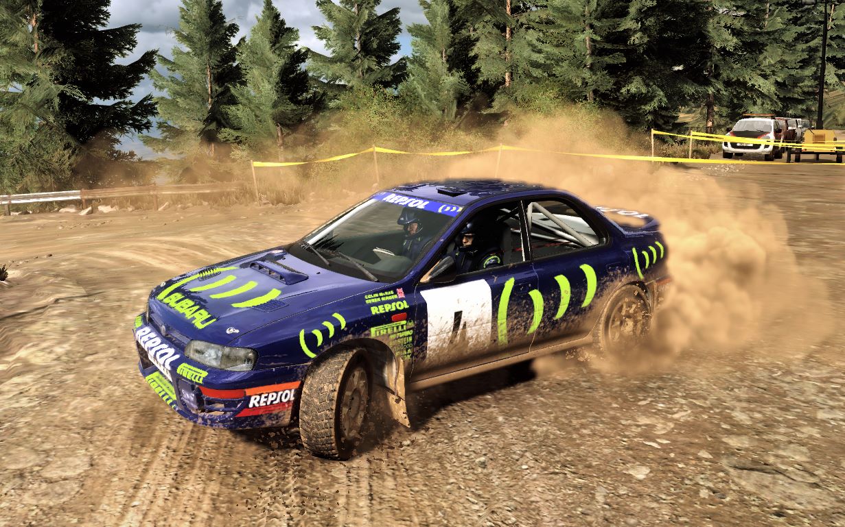 dirt rally 2.0 老斯巴鲁漂移希腊战,wrc,尘埃拉力