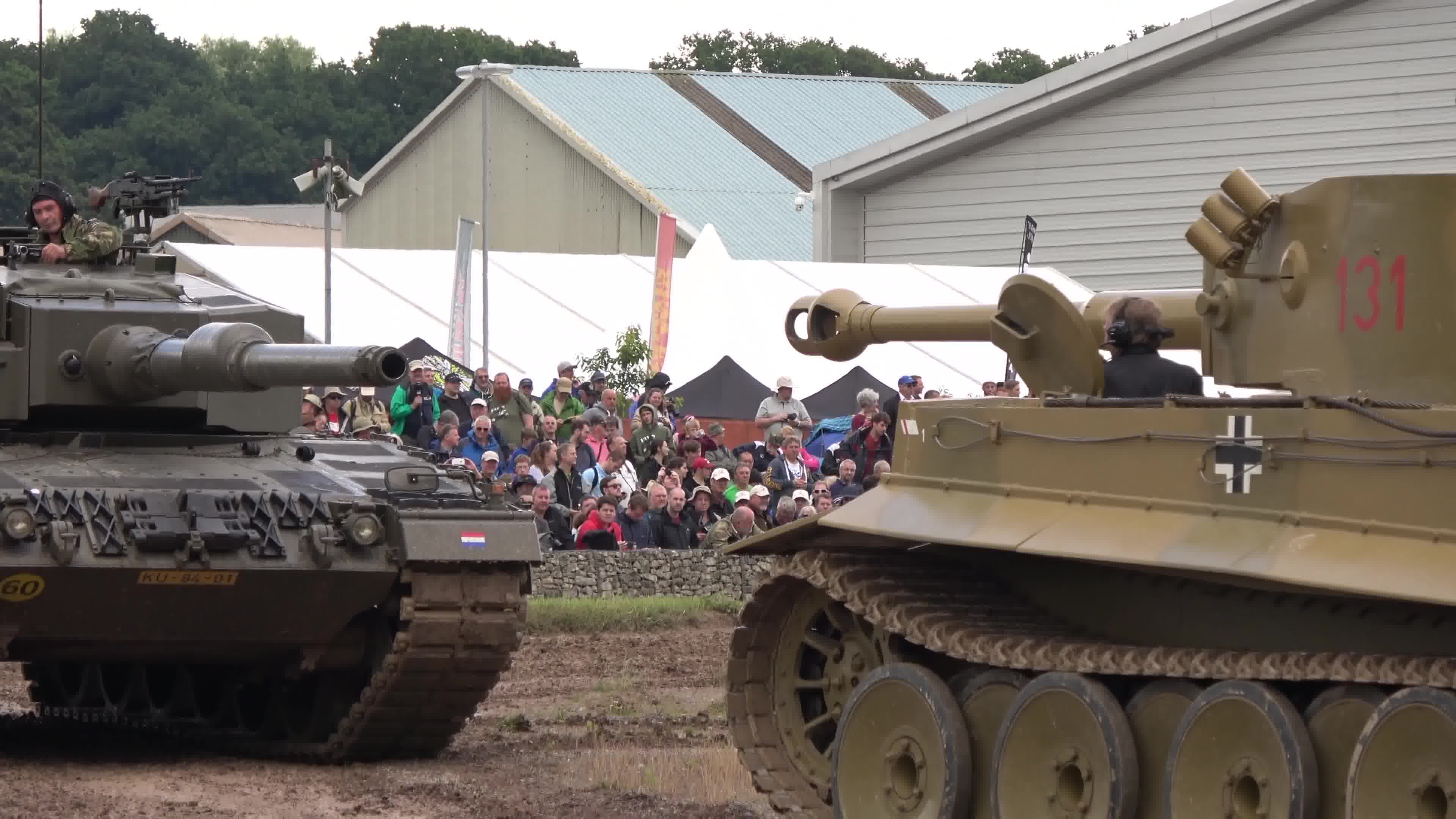 豹2 虎式坦克 tiger 1 meets leopard 2 - tankfest 2016